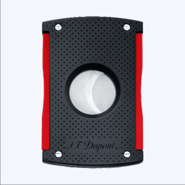 DUPONT MAXIJET MATT BLACK AND RED CIGAR CUTTER