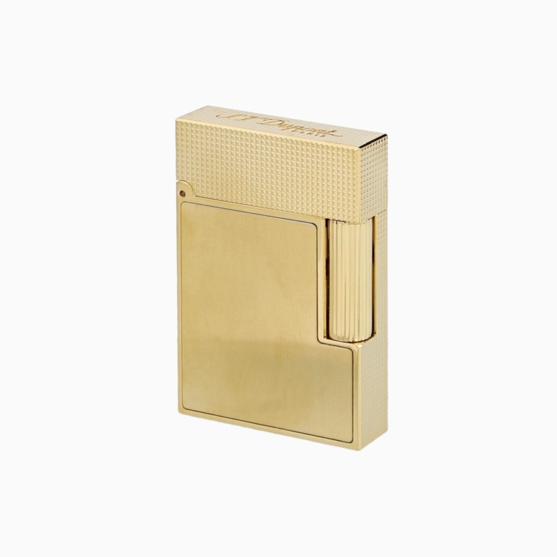 DUPONT LI L2 BRUSHED YELLOW GOLD LIGHTER